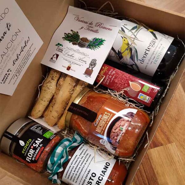 cajas para regalo de productos regionales